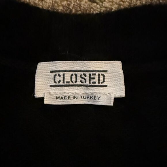 Closed Black nad Gray long sleeved mid length cardigan S - Picture 13 of 13